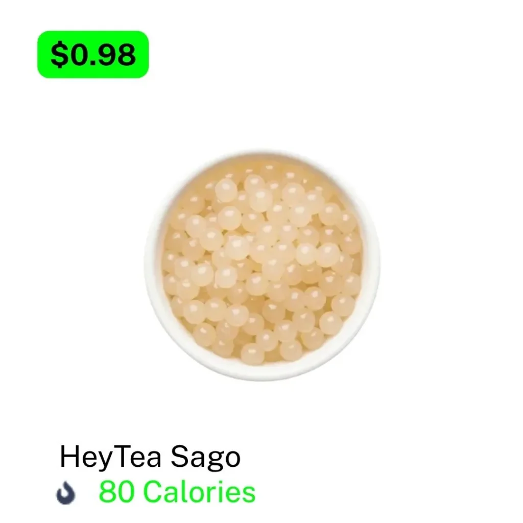 HeyTea Extra Toppings Sago
