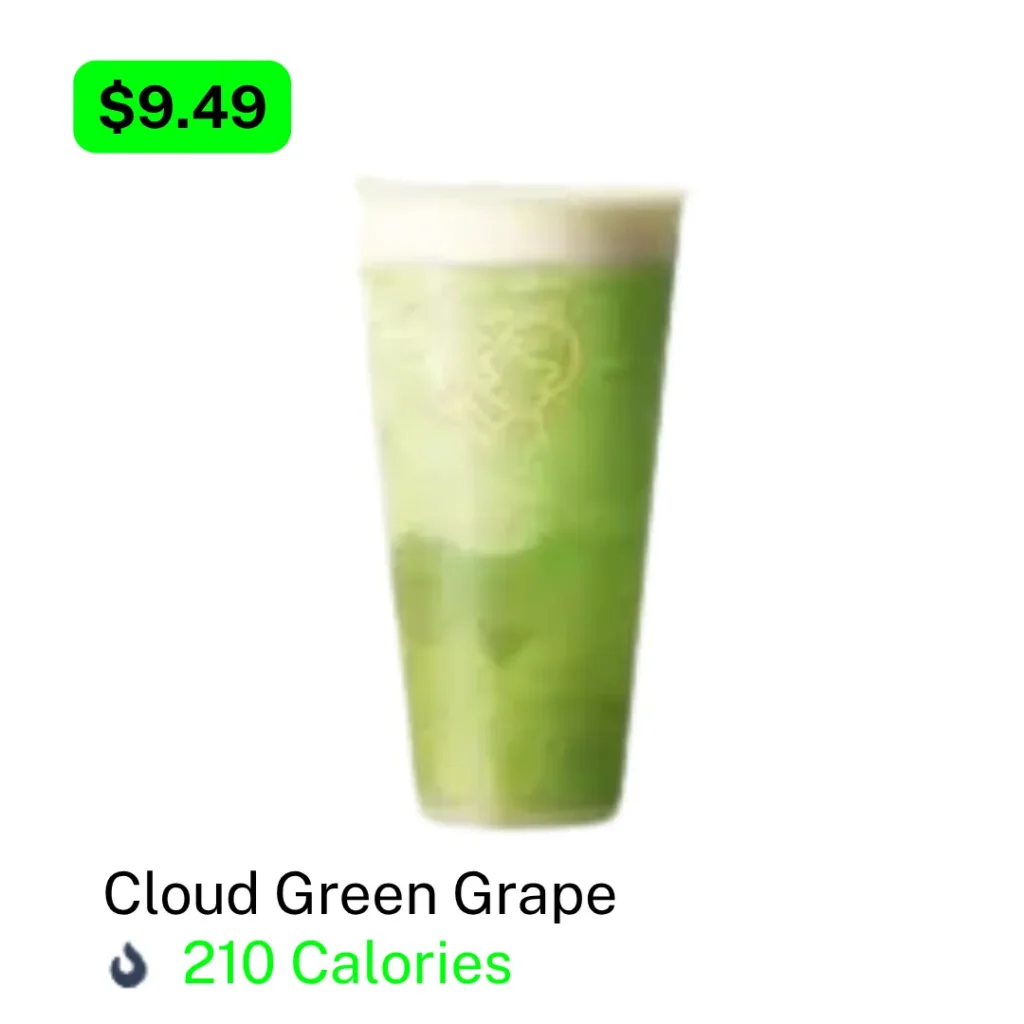 HeyTea Fruit Tea Cloud Green Grape