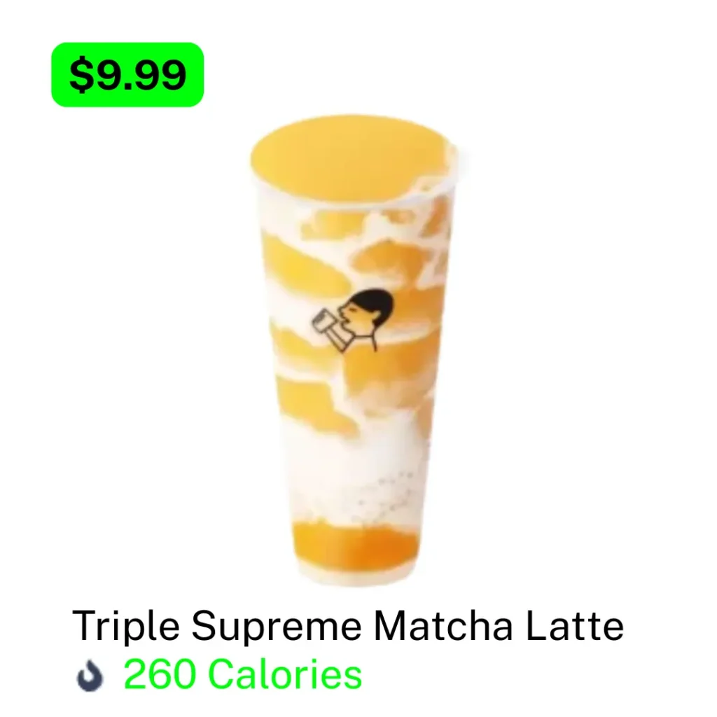 HeyTea Staff Picks Triple Supreme Matcha Latte
