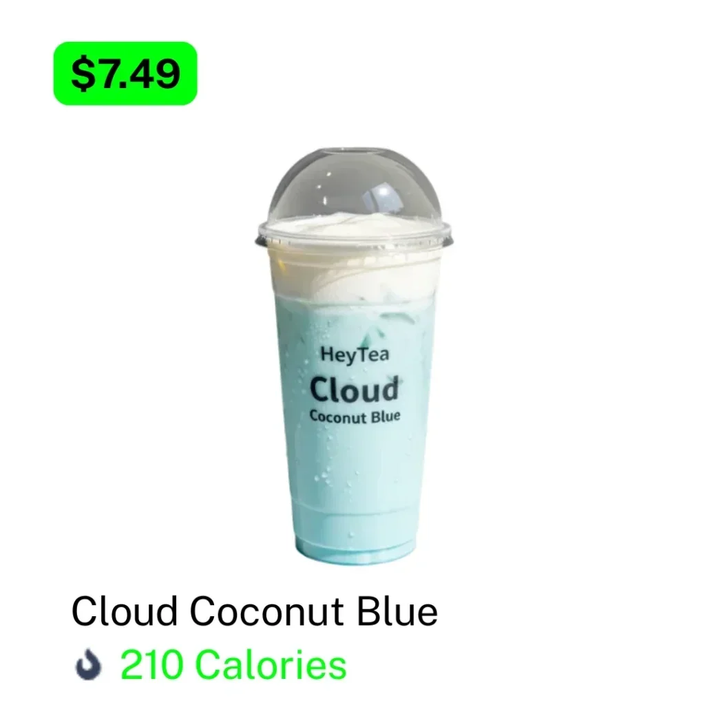 HeyTea In Season HeyTea Cloud Coconut Blue