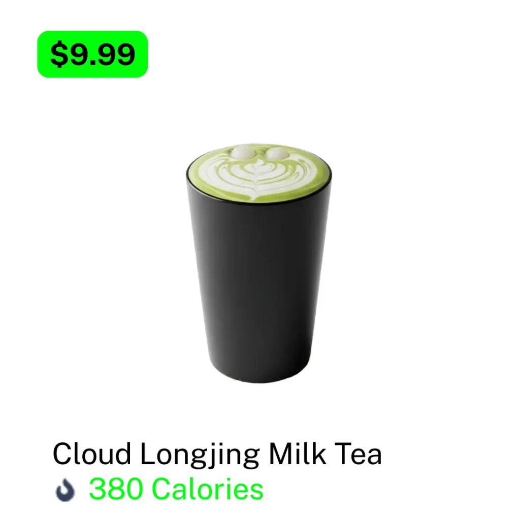 HeyTea Mochi Longjing Tea Latte