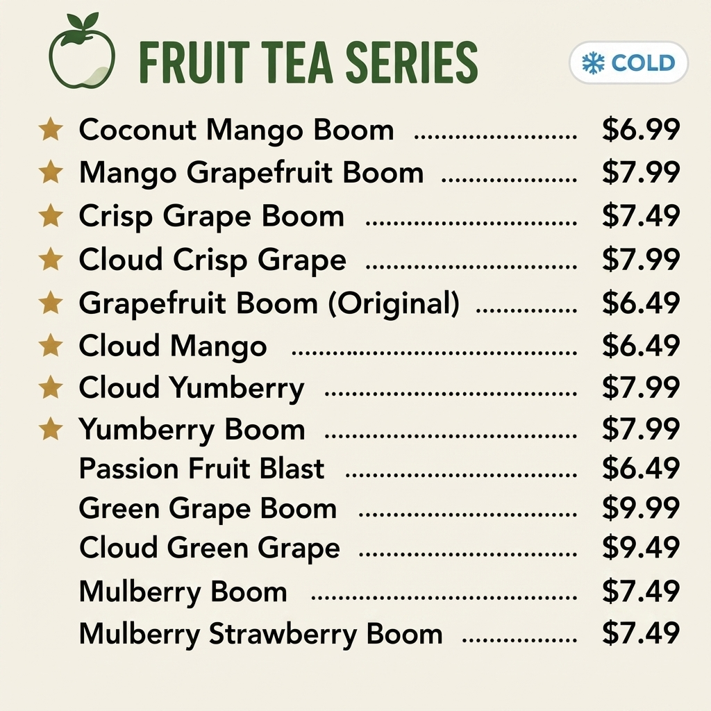 HeyTea Fruit Tea Series