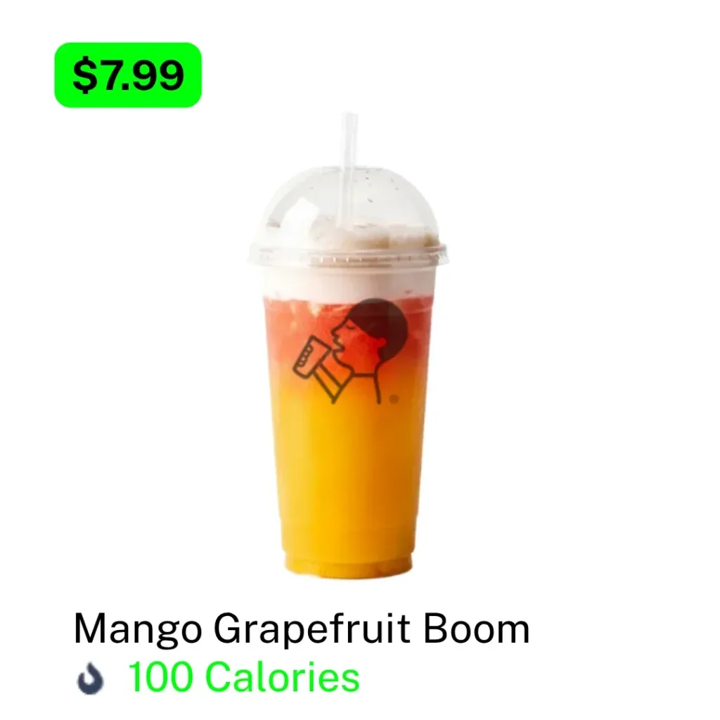 HeyTea Fruit Tea HeyTea Mango Grapefruit Boom