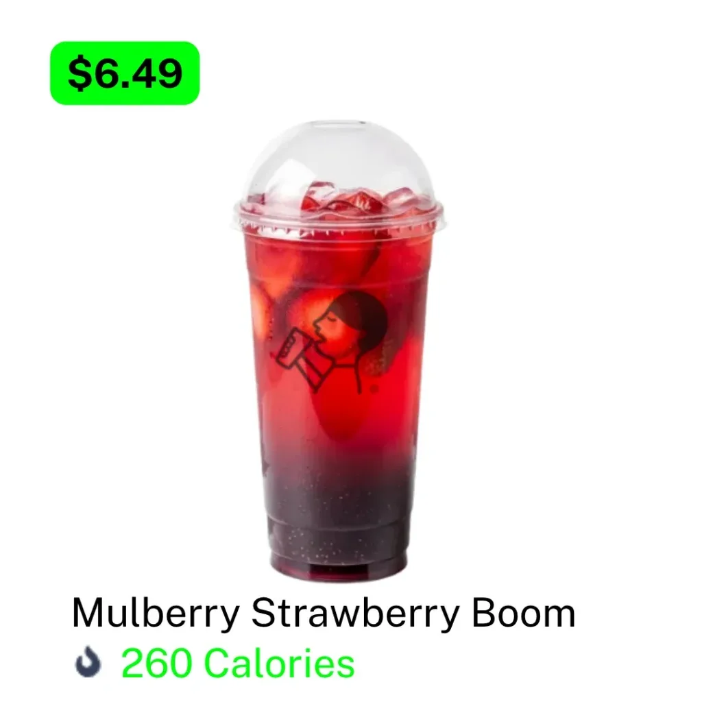HeyTea Fruit Tea HeyTea Mulberry Strawberry Boom