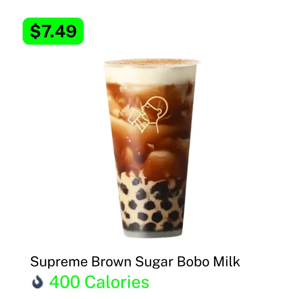 HeyTea Supreme Brown Sugar Bobo Milk