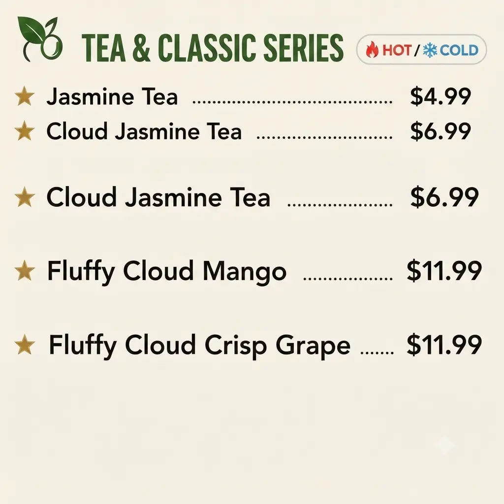 HeyTea Tea & Classic Series