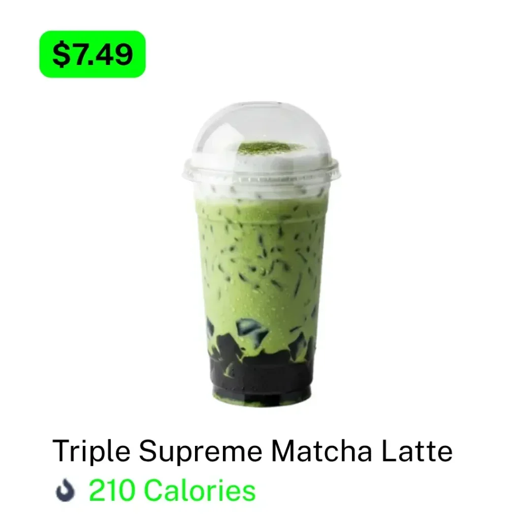 Heytea Matcha Menu HeyTea Triple Supreme Matcha Latte
