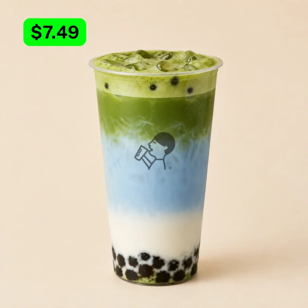 HeyTea Coconut Matcha Bobo