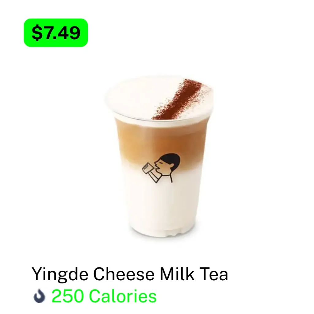 HeyTea Yingde Cheese Milk Tea