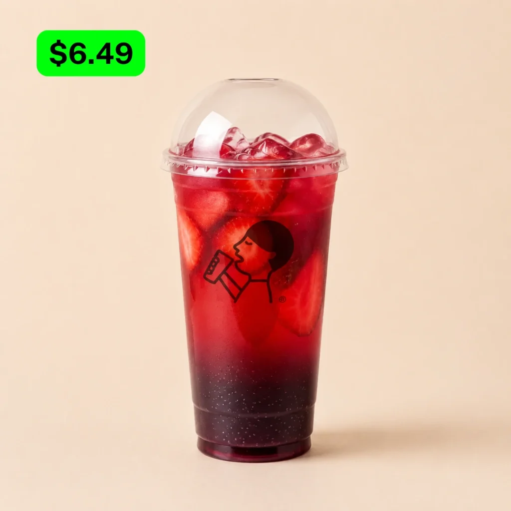 Heytea Mulberry Strawberry Boom